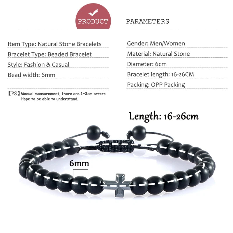 Harmony & Faith Stone Bead Bracelet™