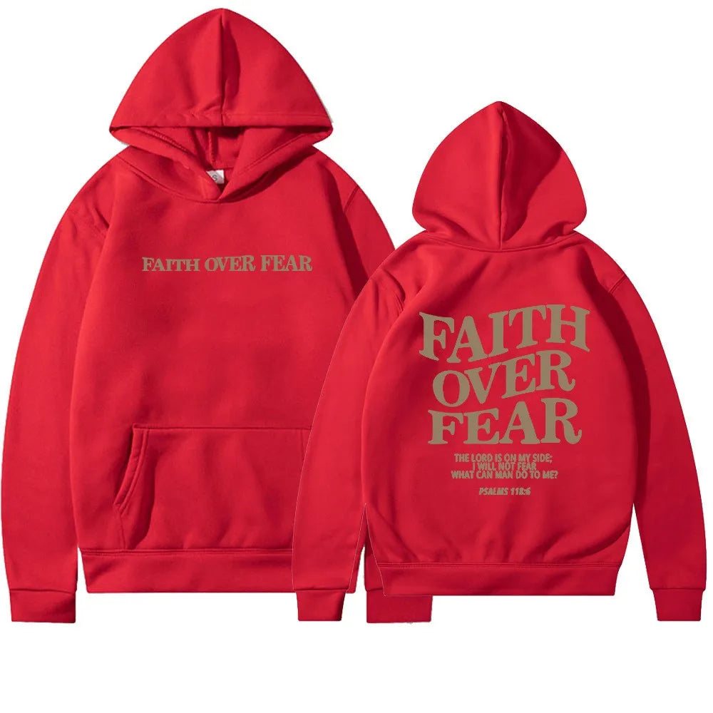 Faith Over Fear Casual Hoodie