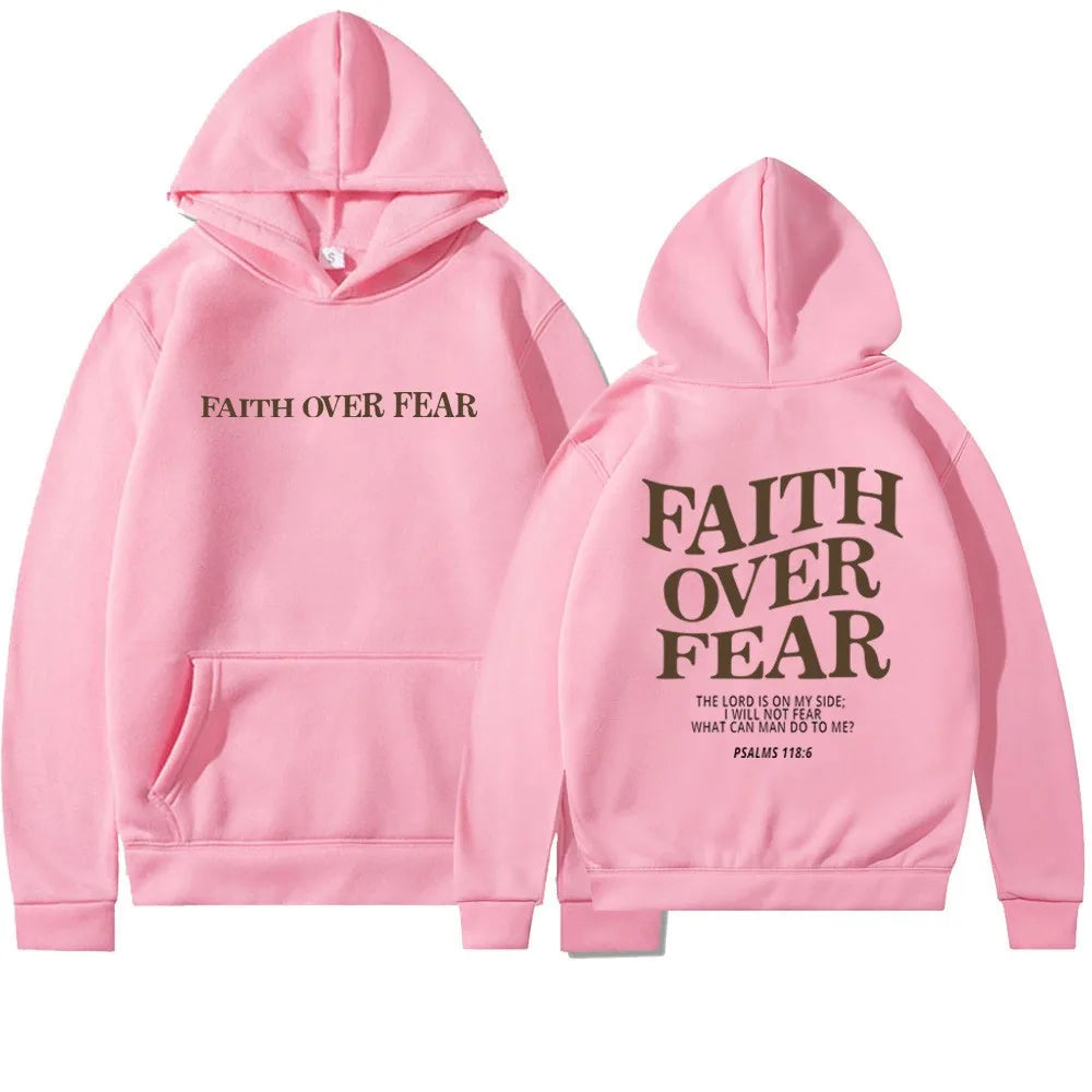 Faith Over Fear Casual Hoodie