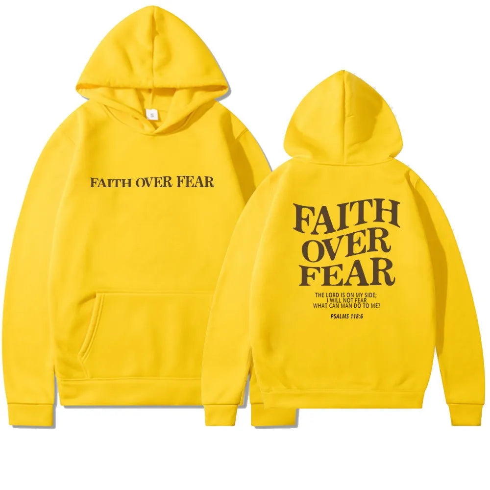 Faith Over Fear Casual Hoodie