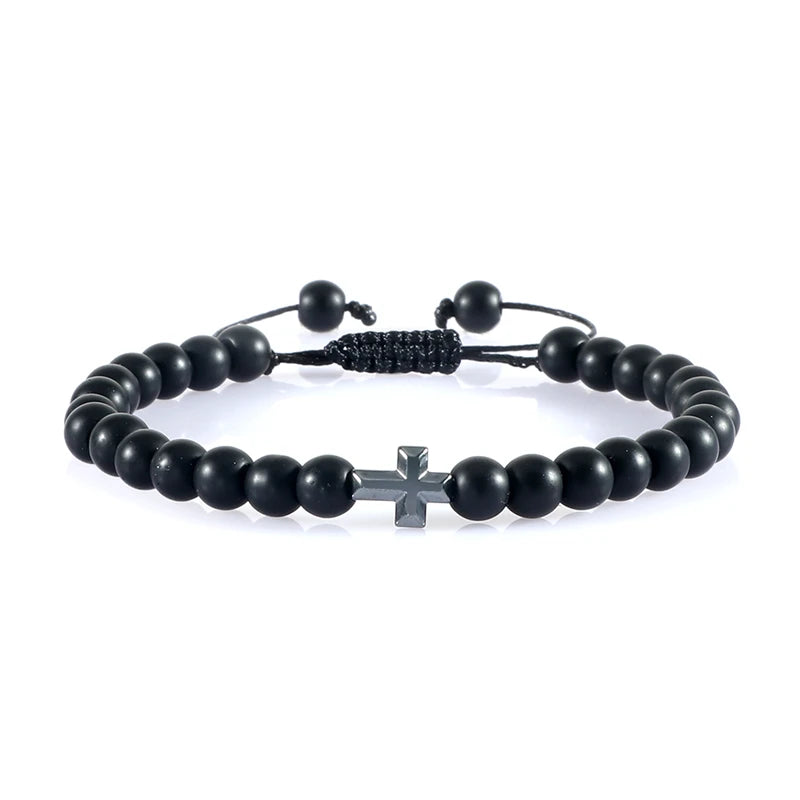 Harmony & Faith Stone Bead Bracelet™