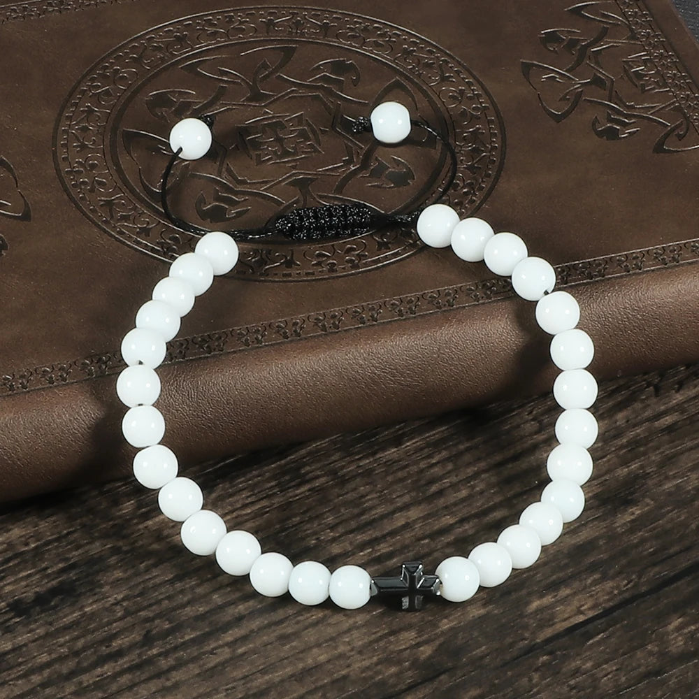 Harmony & Faith Stone Bead Bracelet™