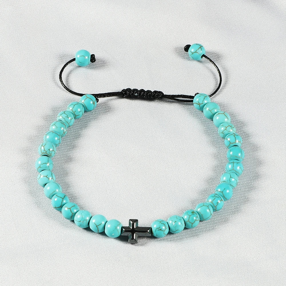 Harmony & Faith Stone Bead Bracelet™
