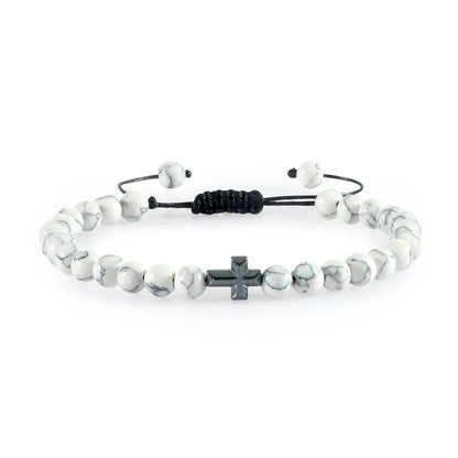 Harmony & Faith Stone Bead Bracelet™