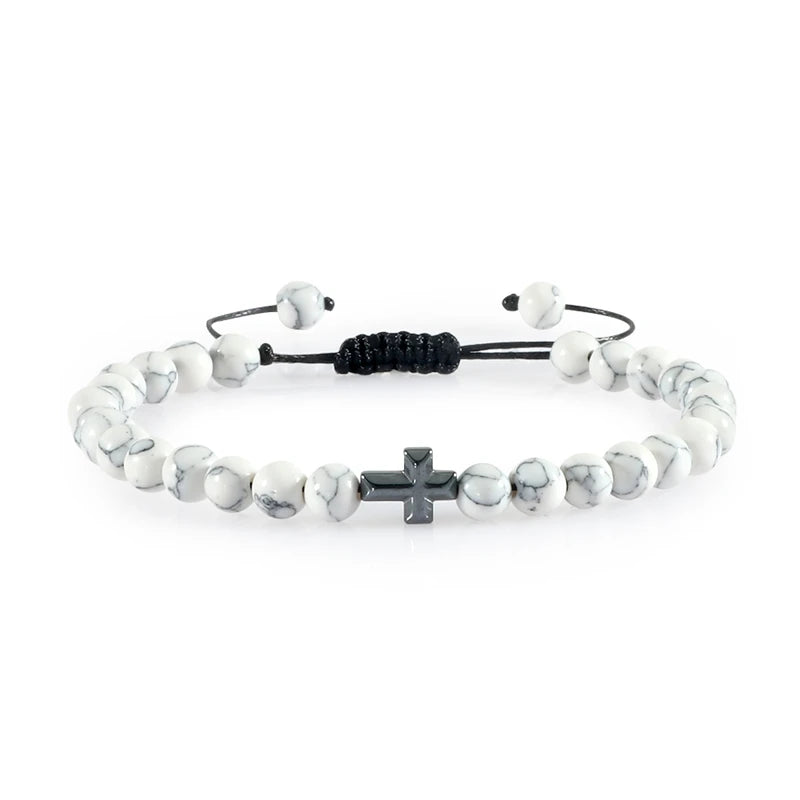 Harmony & Faith Stone Bead Bracelet™