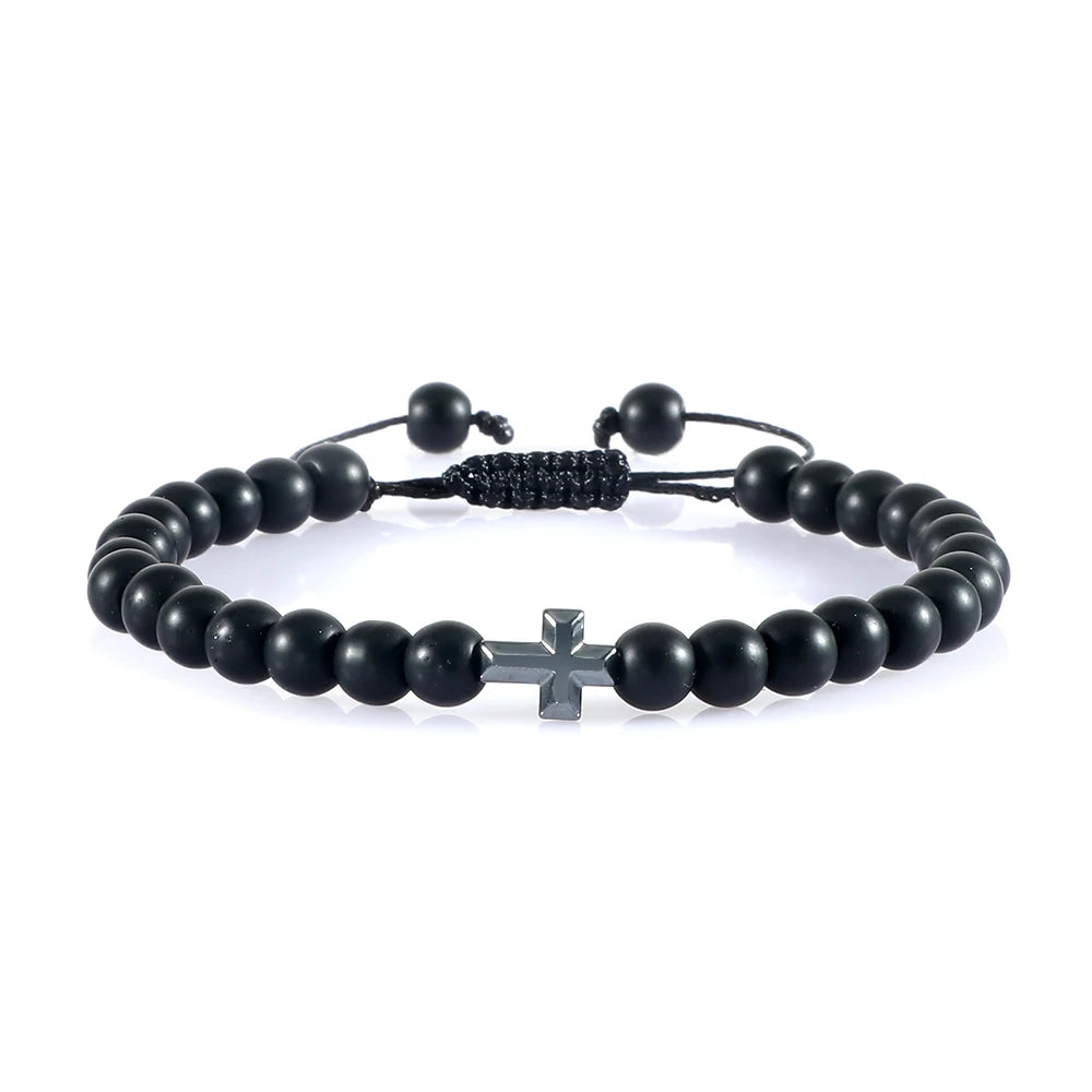 Harmony & Faith Stone Bead Bracelet™