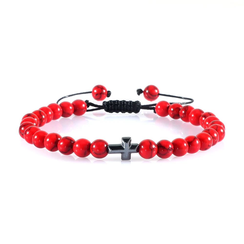 Harmony & Faith Stone Bead Bracelet™