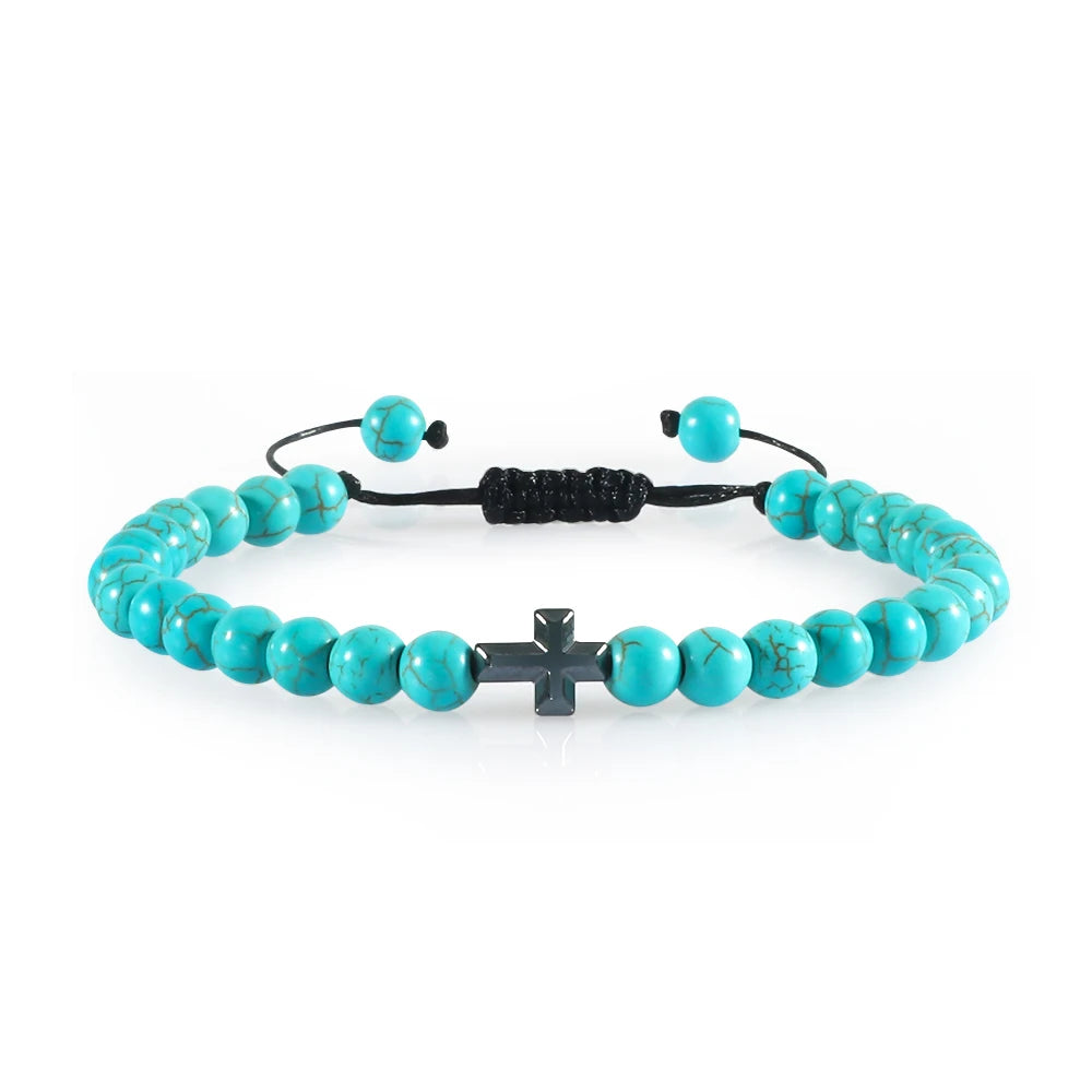 Harmony & Faith Stone Bead Bracelet™