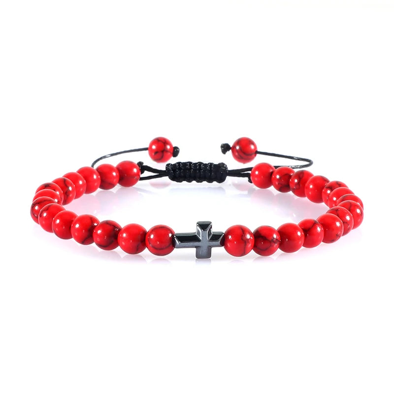 Harmony & Faith Stone Bead Bracelet™
