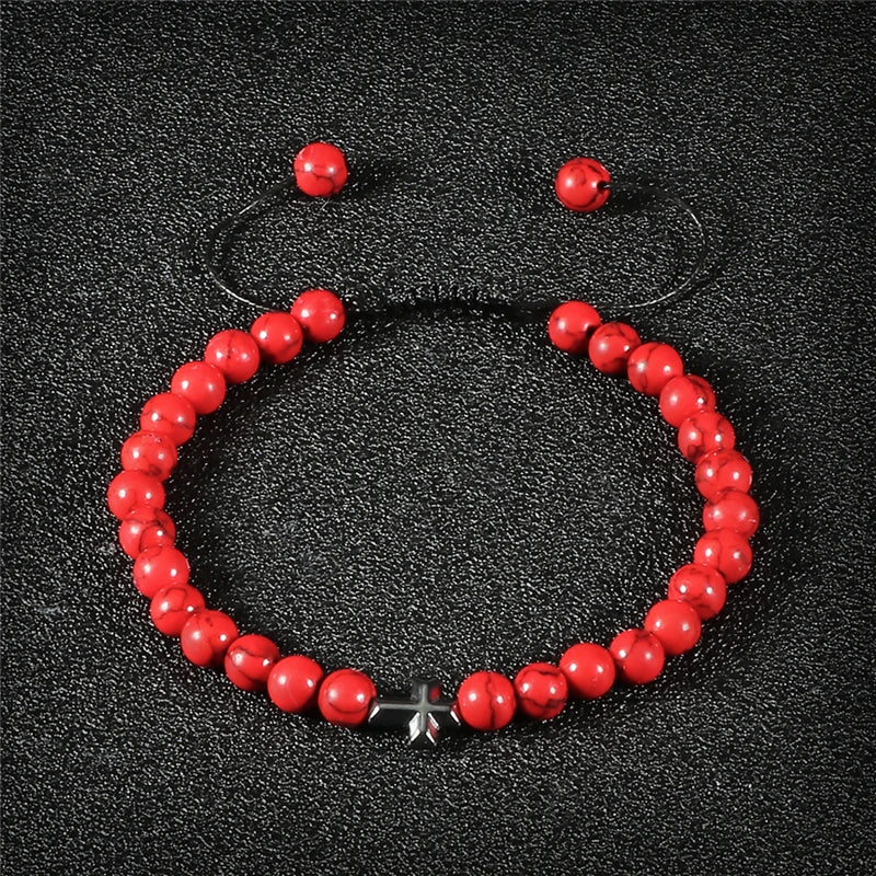 Harmony & Faith Stone Bead Bracelet™