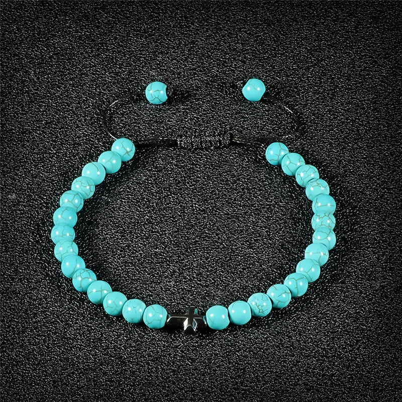 Harmony & Faith Stone Bead Bracelet™
