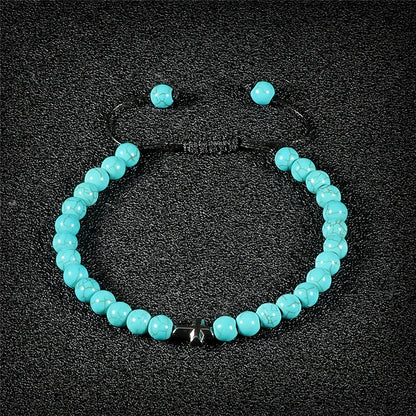 Harmony & Faith Stone Bead Bracelet™