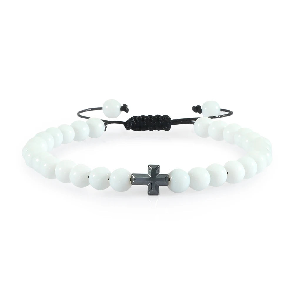 Harmony & Faith Stone Bead Bracelet™