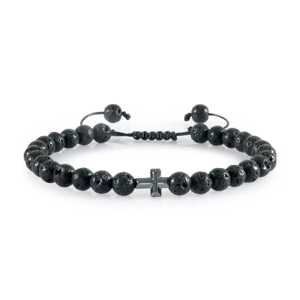 Harmony & Faith Stone Bead Bracelet™