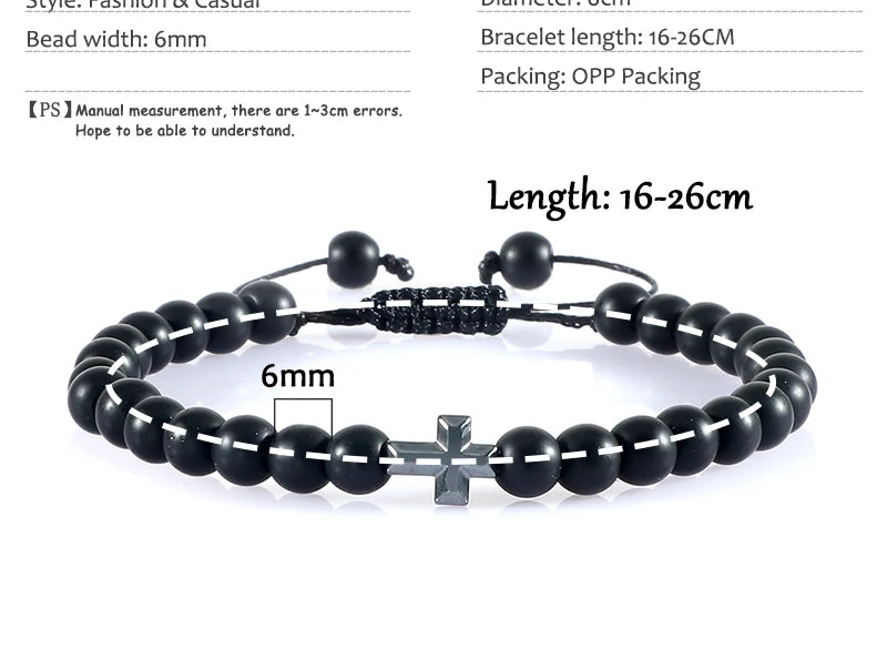 Harmony & Faith Stone Bead Bracelet™