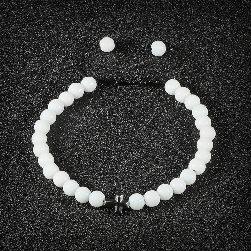 Harmony & Faith Stone Bead Bracelet™