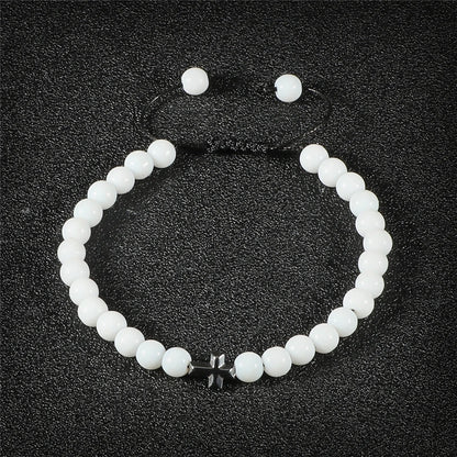 Harmony & Faith Stone Bead Bracelet™