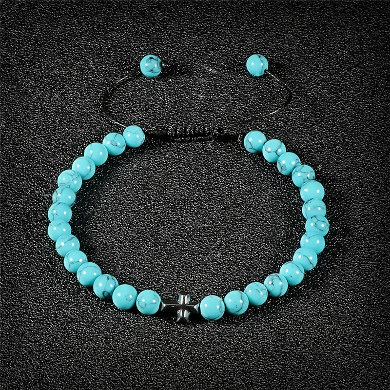 Harmony & Faith Stone Bead Bracelet™