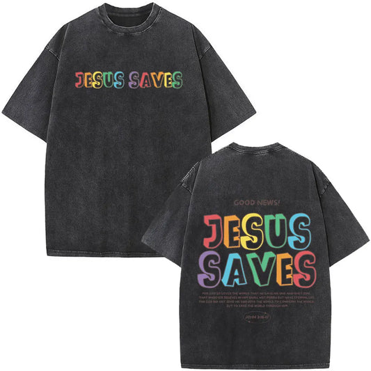 Good News! Jesus saves Vintage Tee