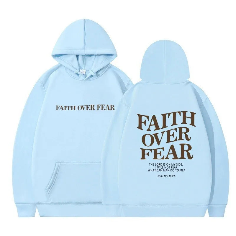 Faith Over Fear Casual Hoodie