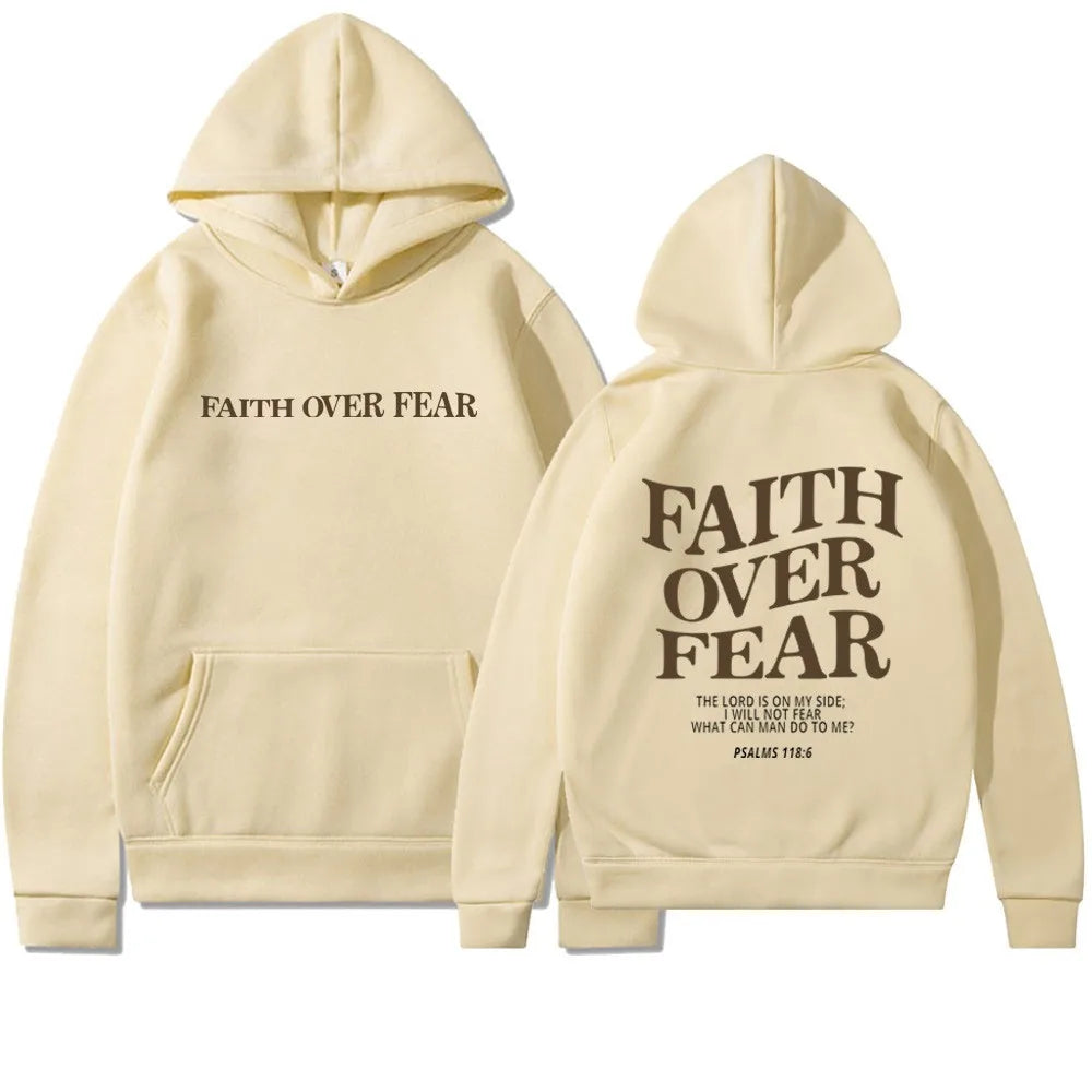 Faith Over Fear Casual Hoodie