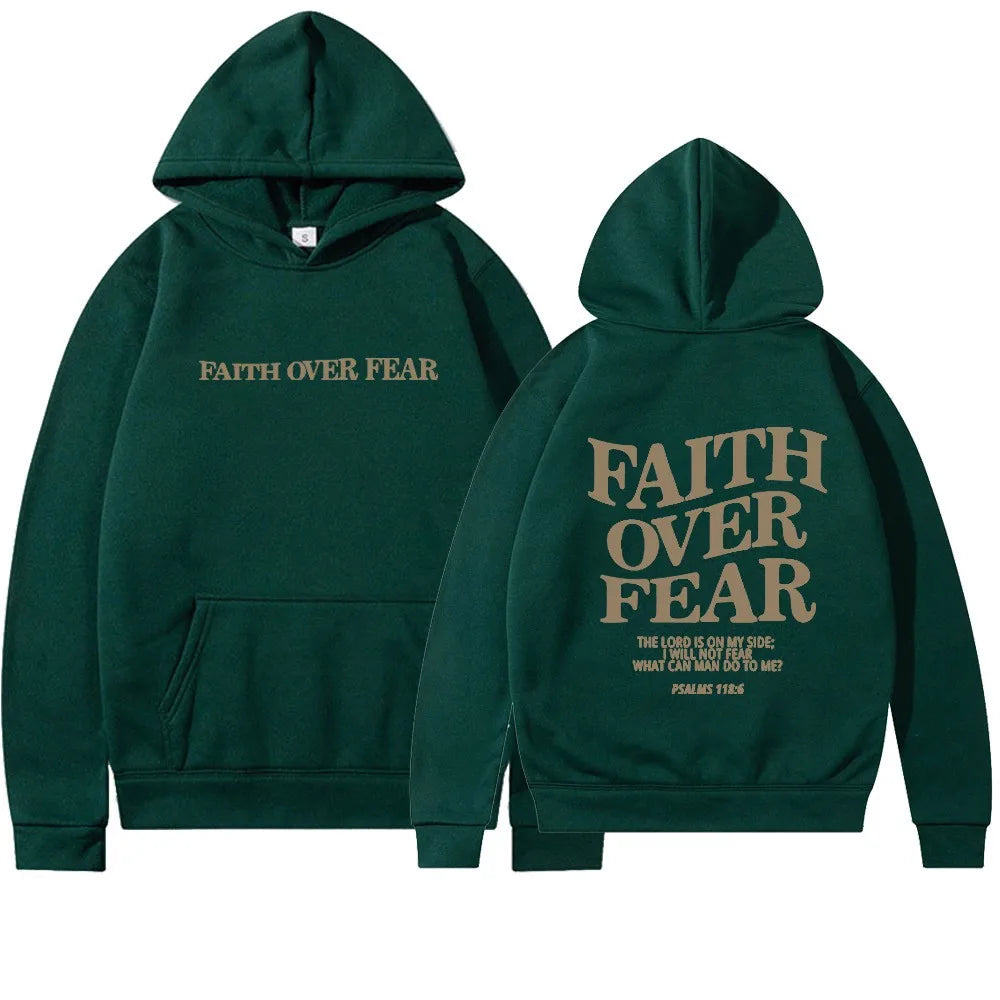 Faith Over Fear Casual Hoodie