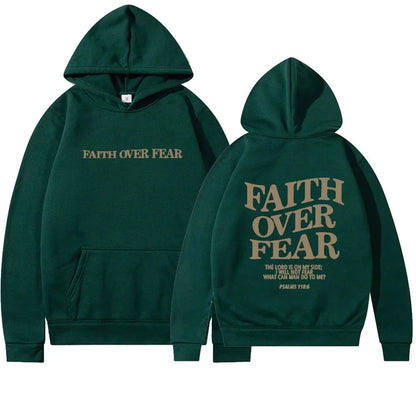 Faith Over Fear Casual Hoodie