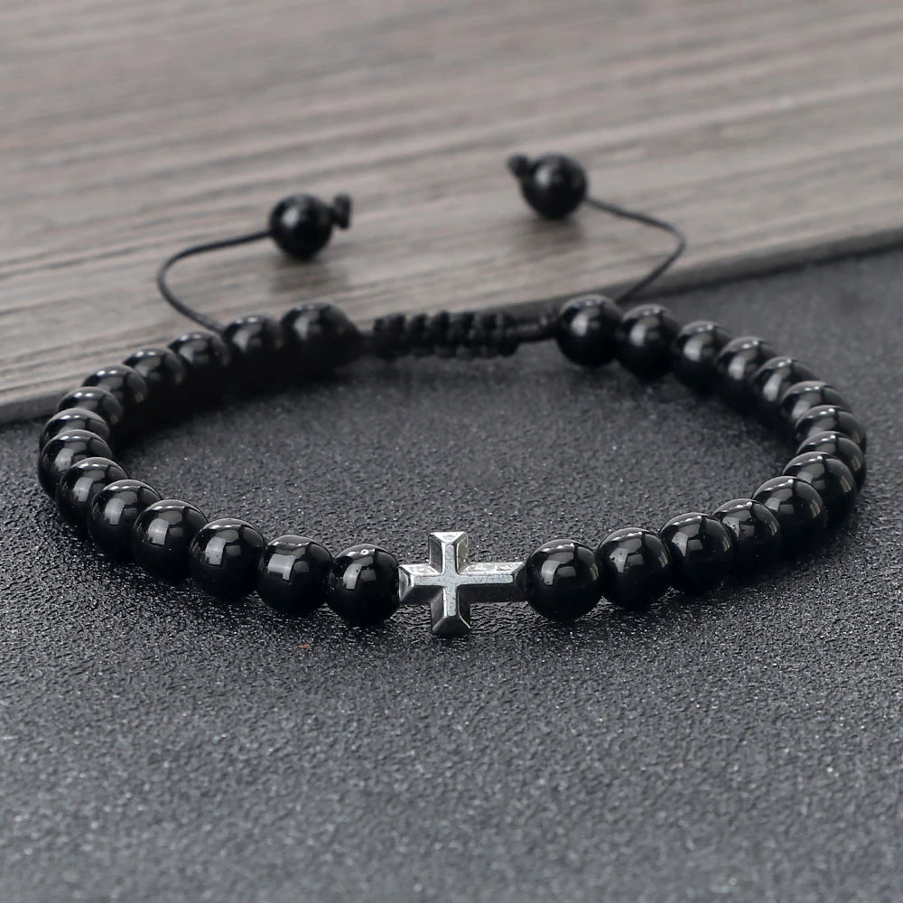 Harmony & Faith Stone Bead Bracelet™